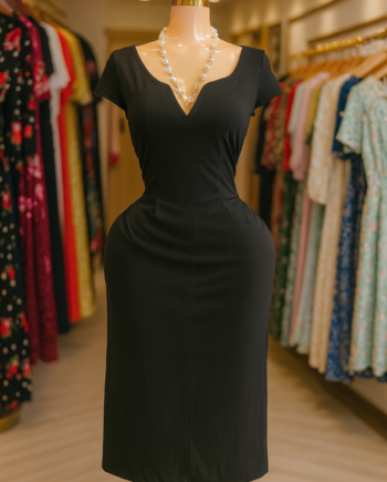 Black Ladies Dress - Size 14