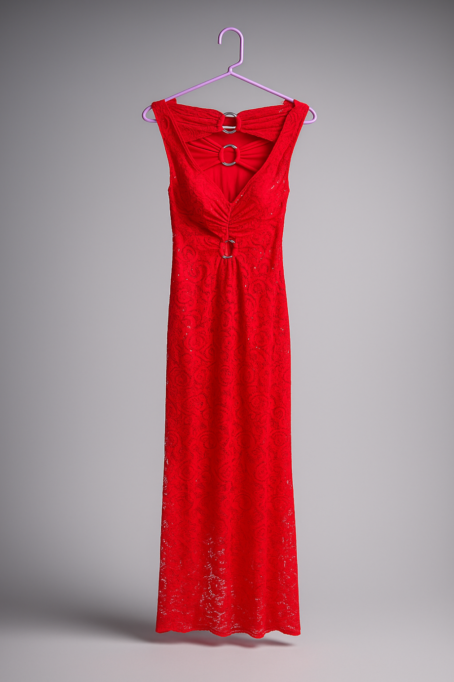 Red Ladies Dress - Size 8