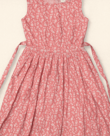 3-4yrs Pink floral sleeveless girls’ dress