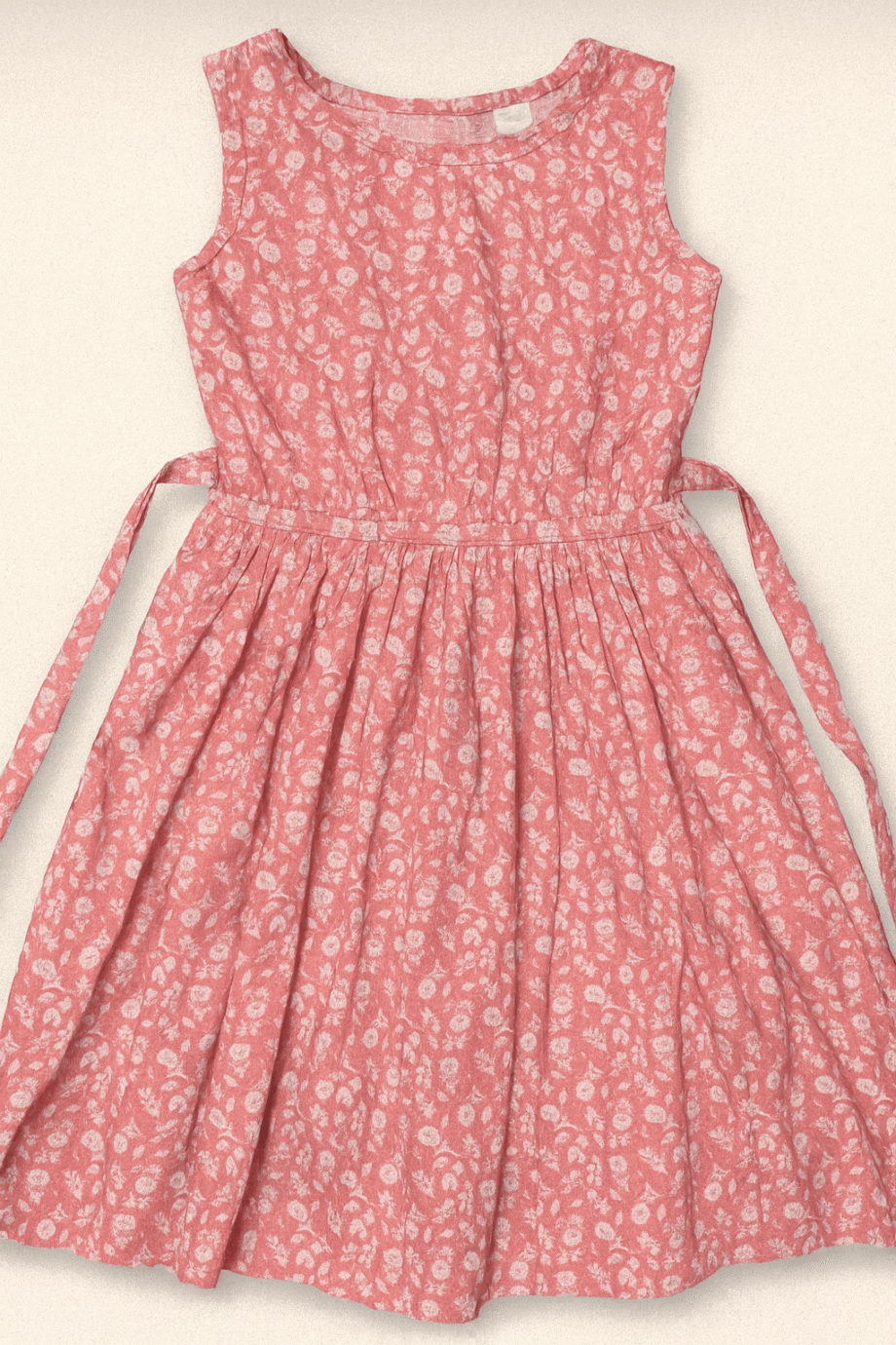 3-4yrs Pink floral sleeveless girls’ dress