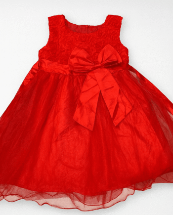 4-5yrs children’s red party girls dress