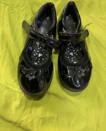 Girls’ Black Patent Mary Jane Shoes - Size 13