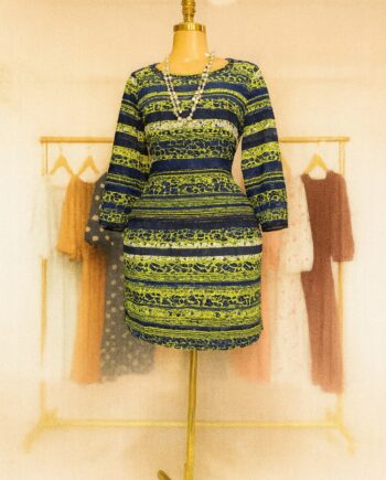 Long sleeve fitted mini dress - Size 16