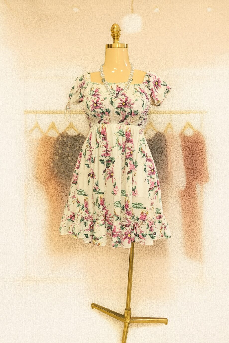 Floral print summer dress - Size 8