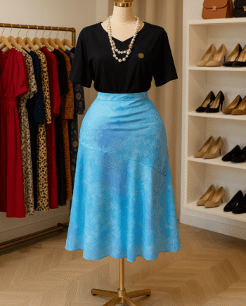 A-line midi skirt - Size 10