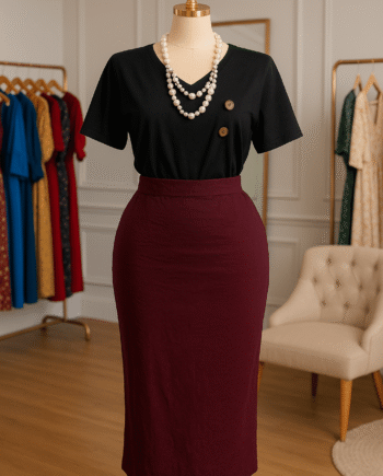 A-line midi skirt - Size 18