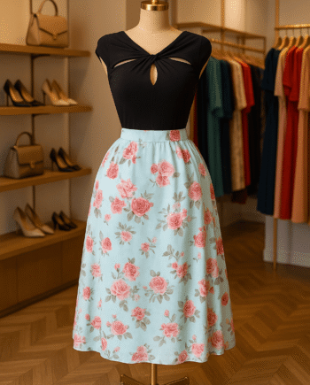 A-line midi skirt - Size 18